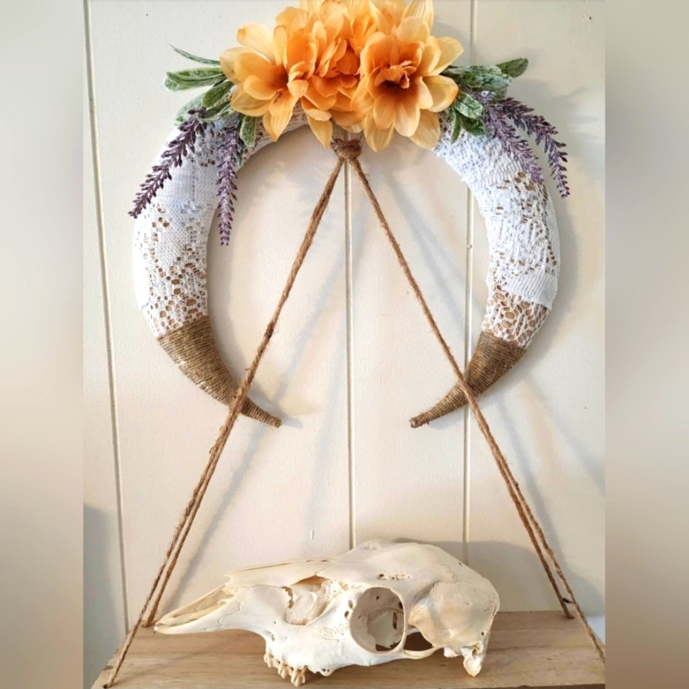 Lacey Lavender Bohemian Wreath